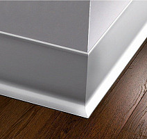 Плинтус алюминиевый анодированный напольный Diele ПЛ60, 501л серебро люкс Плинтус алюминиевый анодированный напольный Diele ПЛ60, 501л серебро люкс 1,8 м фото 4 | FLOORDEALER